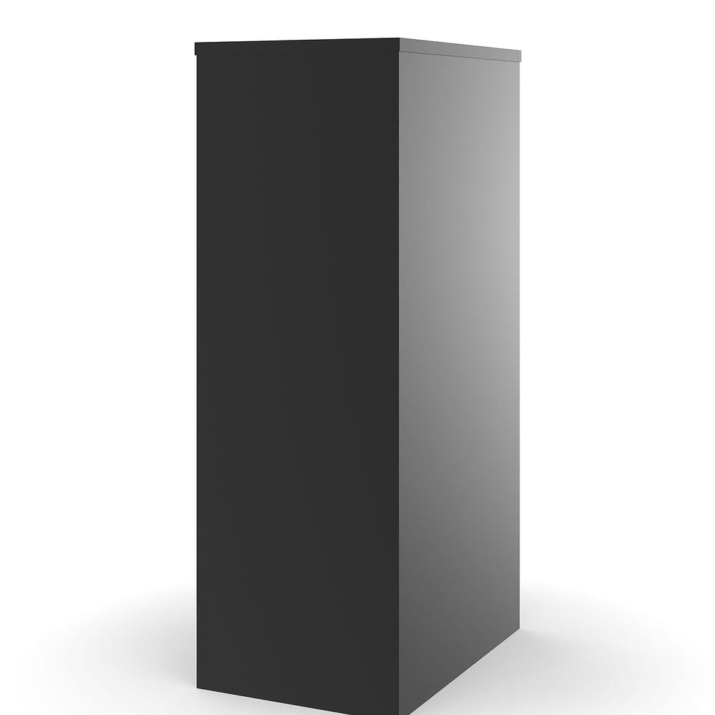 4 Drawer Black Vertical File Cabinet J5521