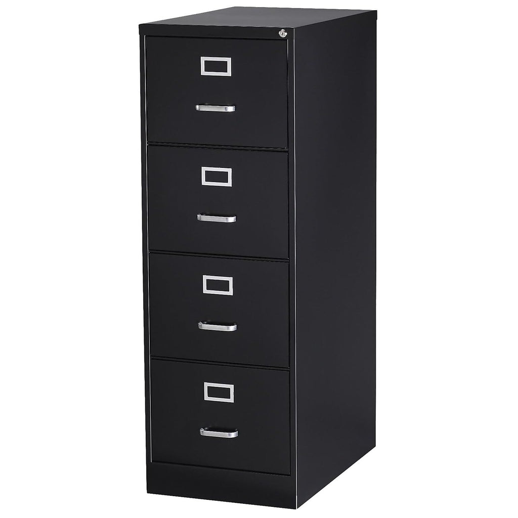 4 Drawer Black Vertical File Cabinet J5521
