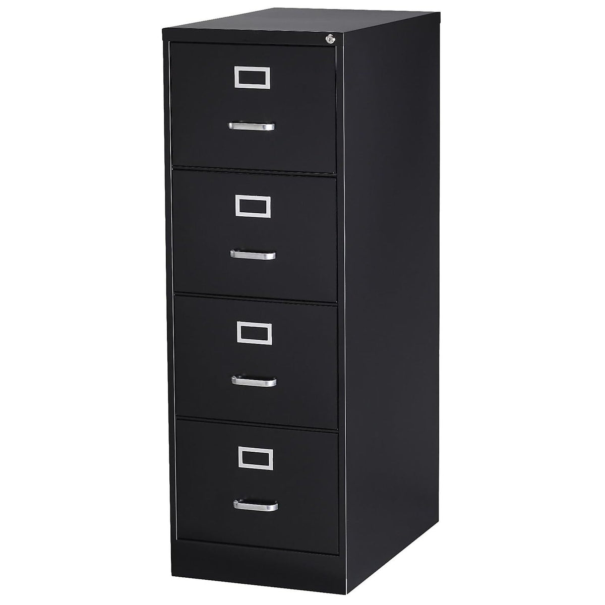 4 Drawer Black Vertical File Cabinet J5521