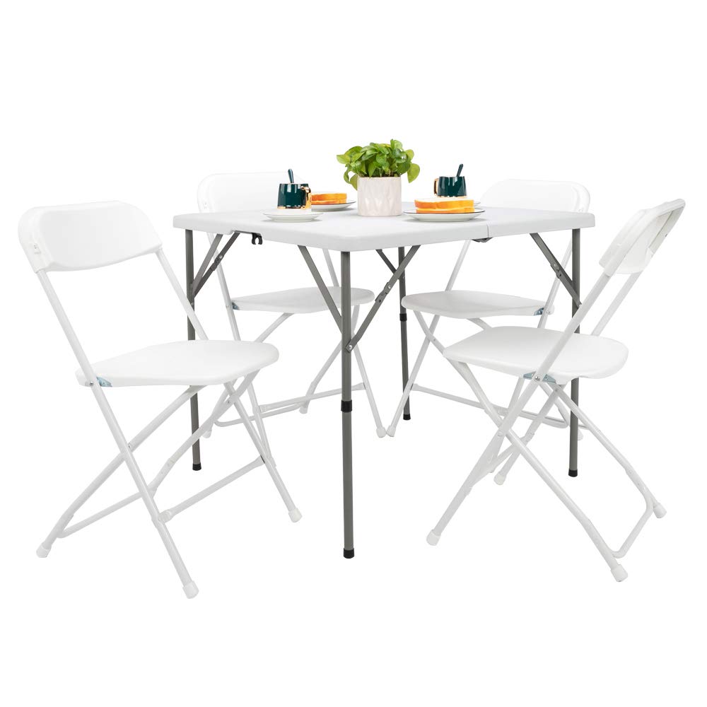 34 inch White Folding Plastic Table P52173