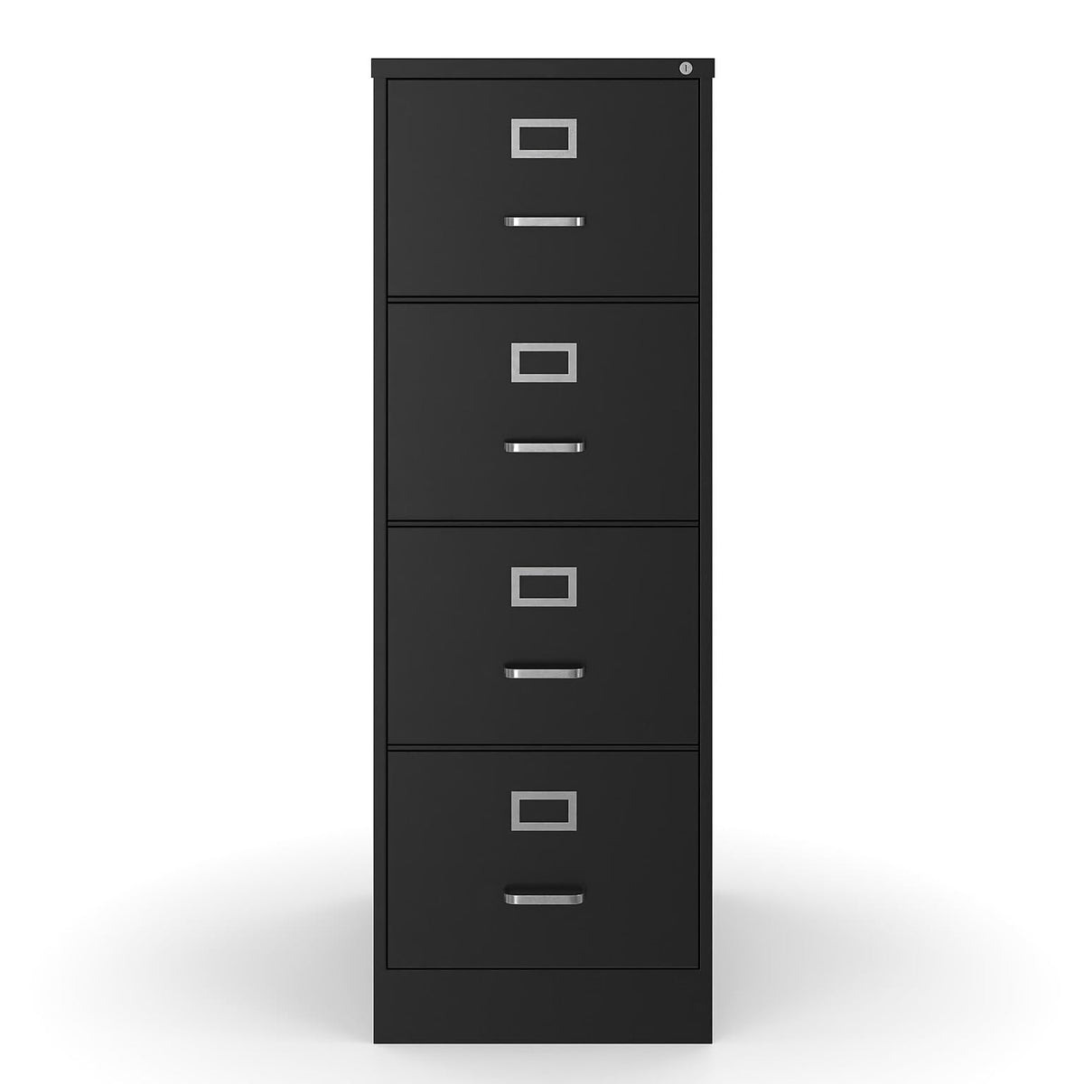 4 Drawer Black Vertical File Cabinet J5521