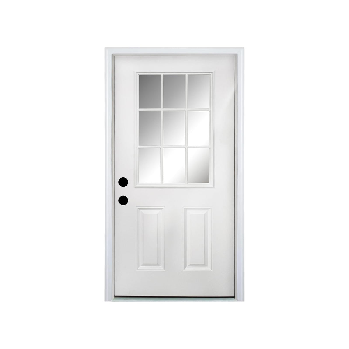 36 x 80 Fiberglass Entry Door with Vinyl Frame Low-E Glass Right Hand Inswing G732920