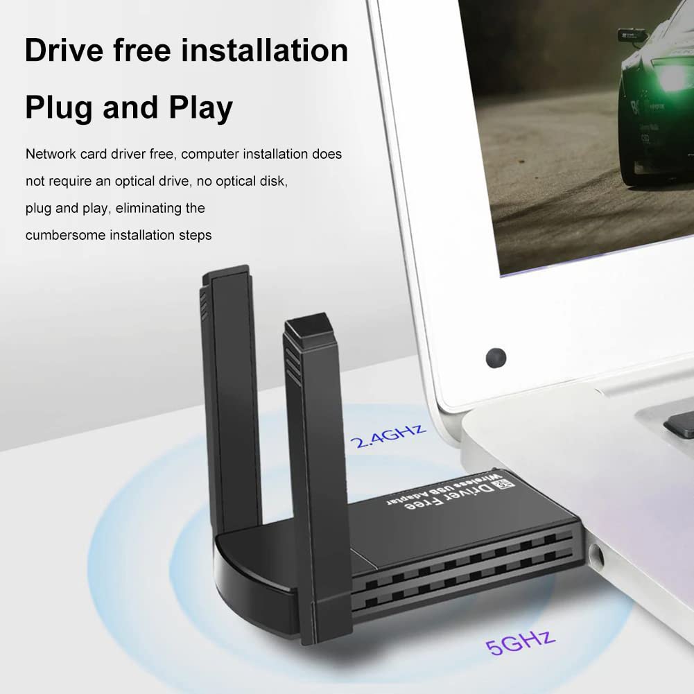 USB 3.0 Wireless WiFi Adapter 1300Mbps Dual Band 5Ghz U817