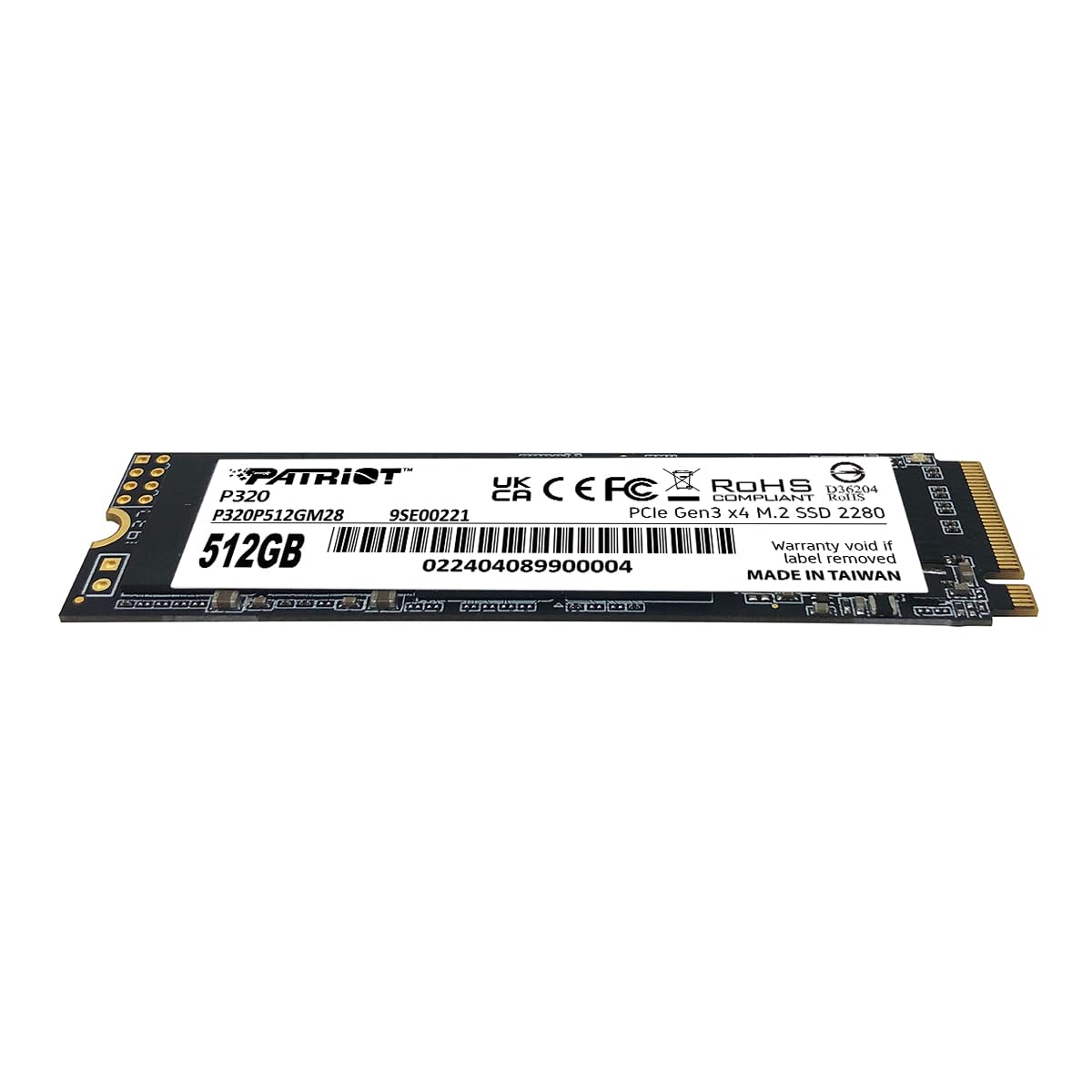512GB PCIe Gen 3x4 M.2 2280 SSD R667