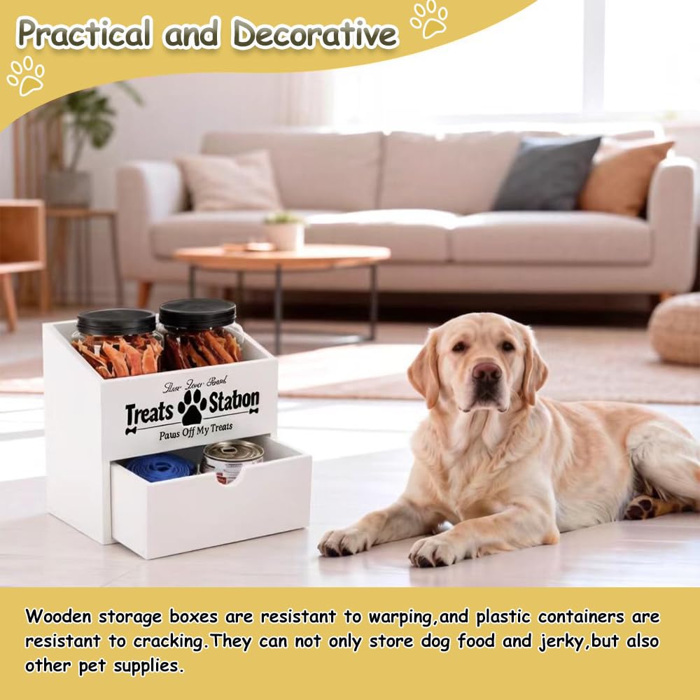 Pet Food Storage Container with Drawer N11226