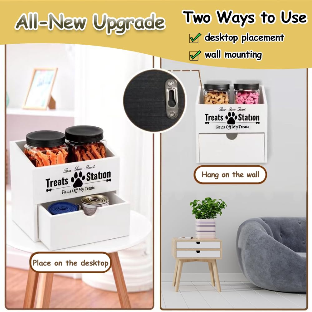 Pet Food Storage Container with Drawer N11226