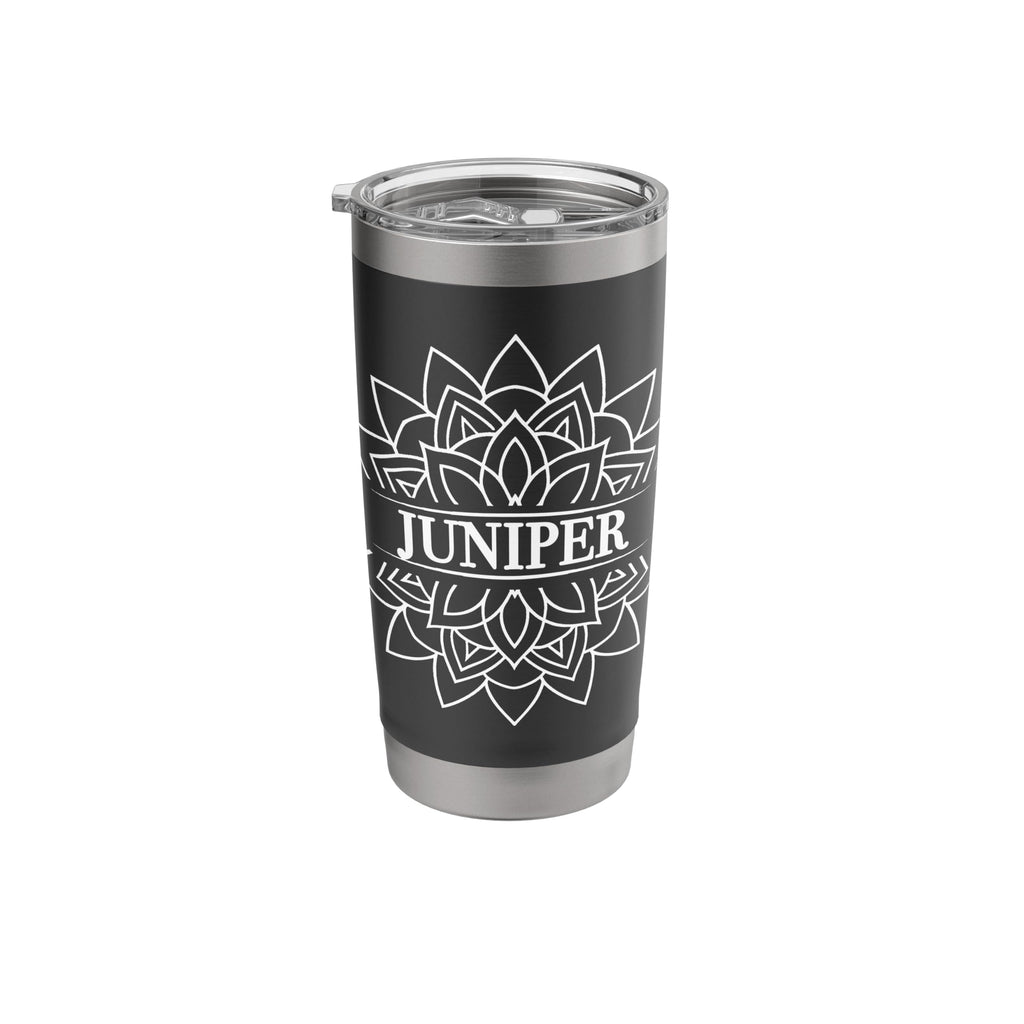 Black White Stainless Steel Insulated Travel Mug M75855