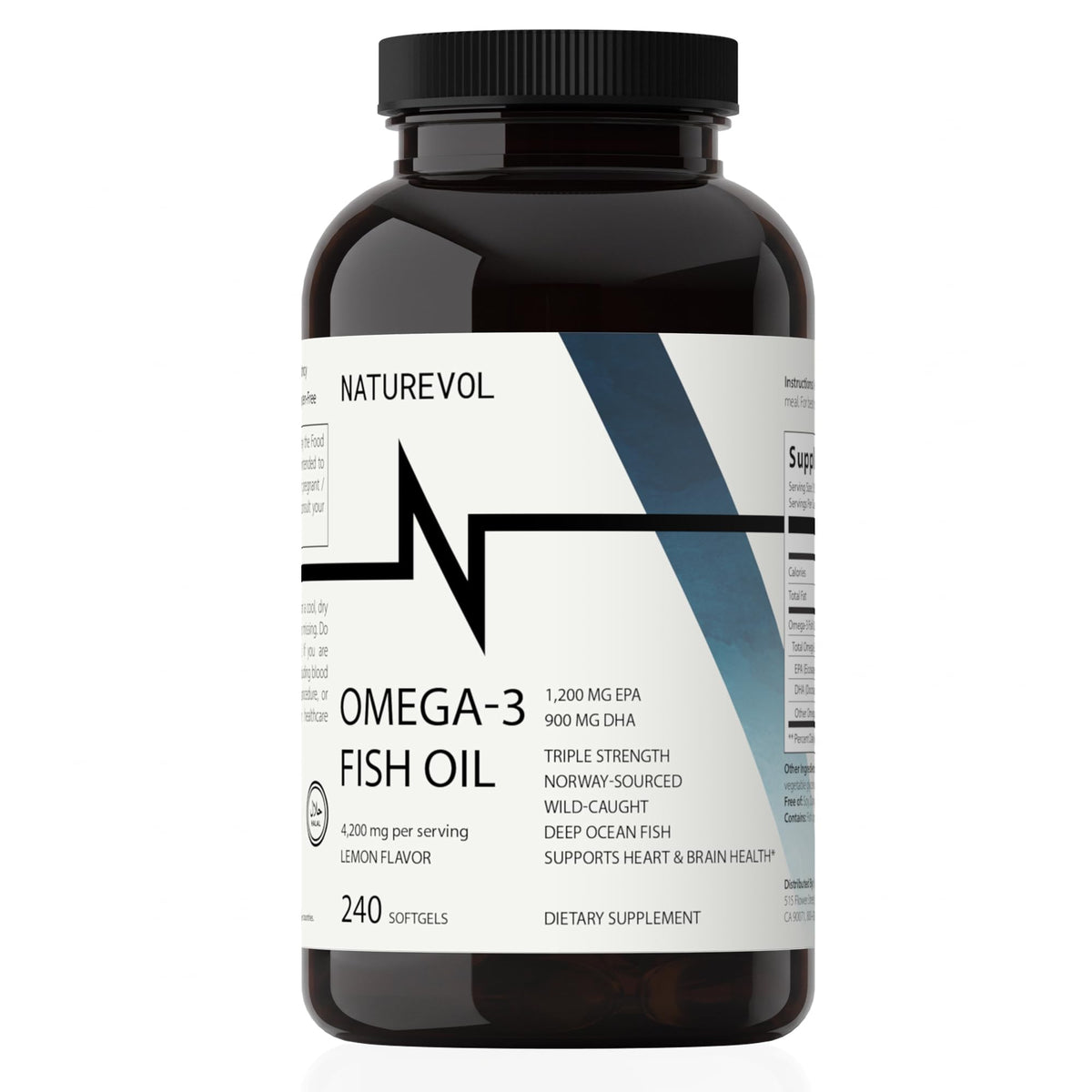 Omega-3 Fish Oil 4200mg 240 Softgels L245009