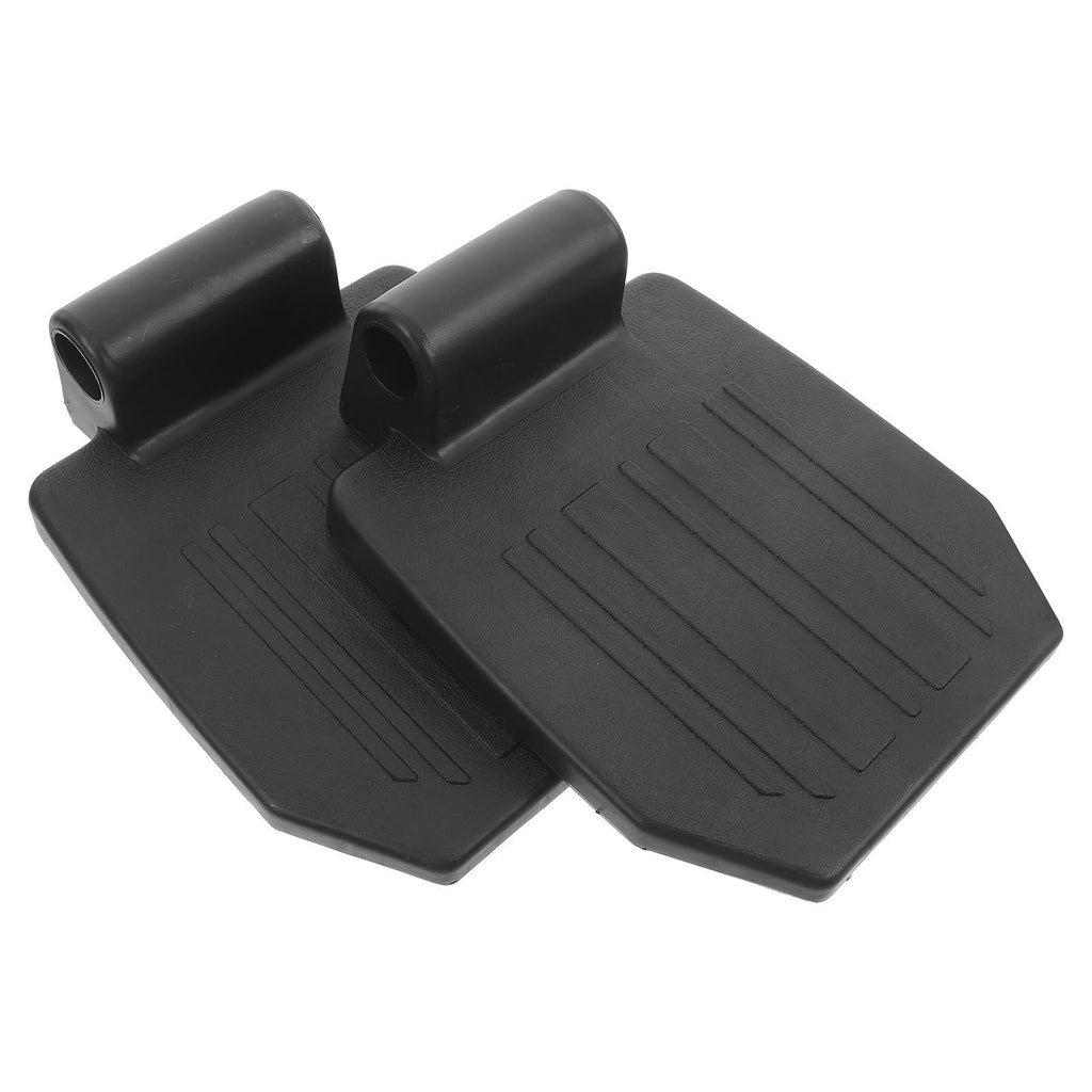 2pcs Heavy Duty Wheelchair Footrest Pedal Replacement Footplates with Leg Pads J73259