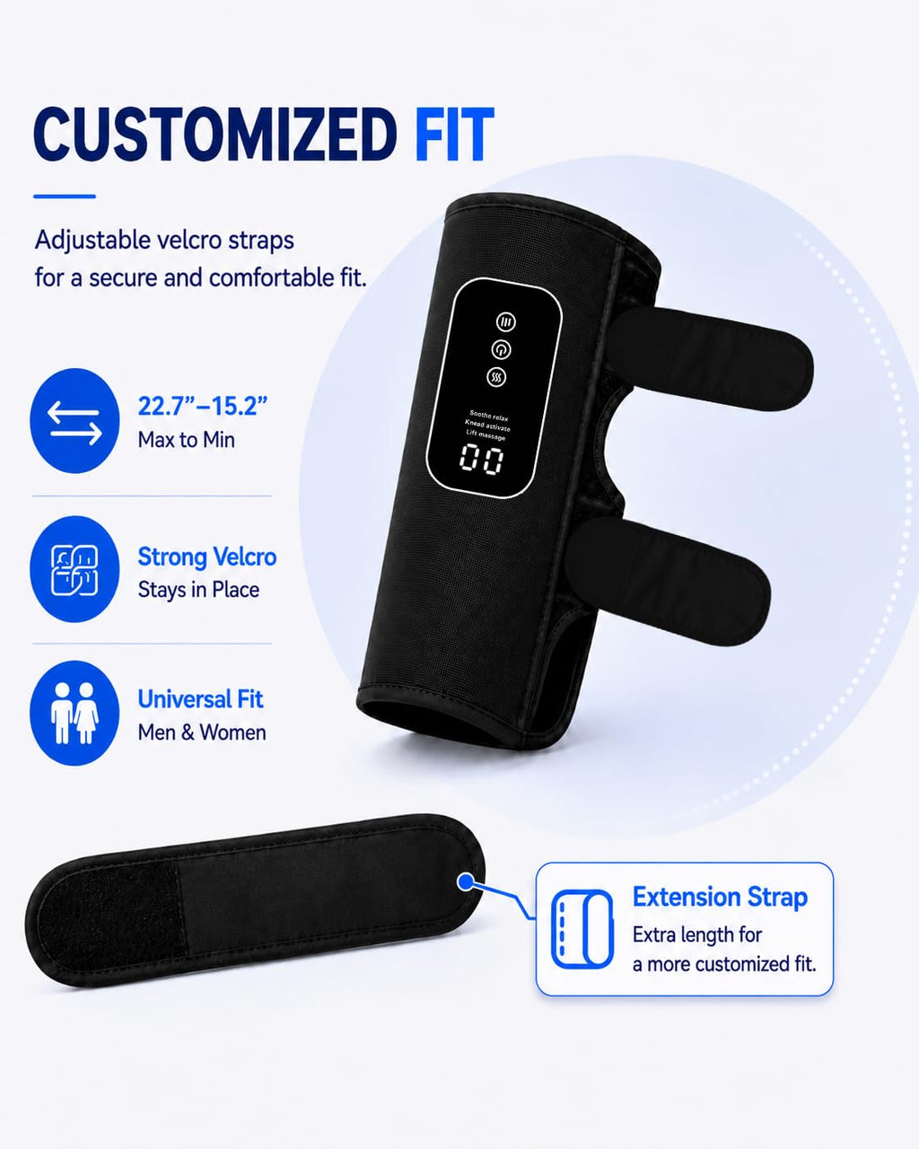 Cordless Leg Massager with Heat H4060
