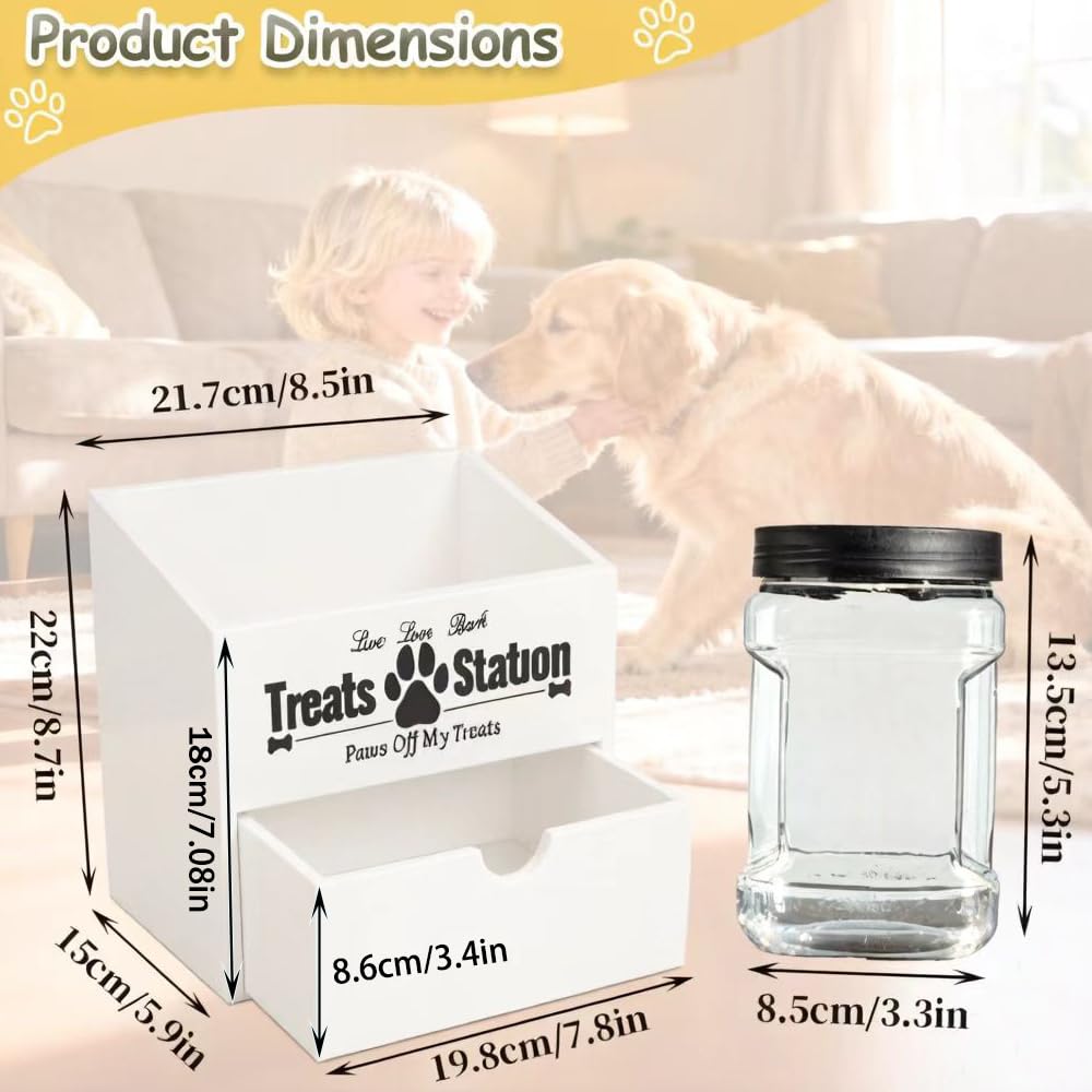 Pet Food Storage Container with Drawer N11226