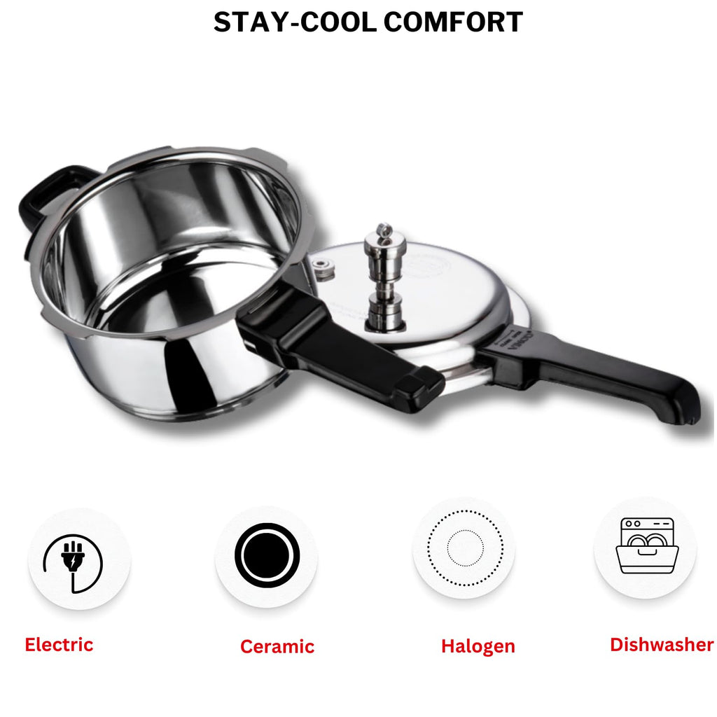 Stainless Steel 2-Liter Pressure Cooker N712782