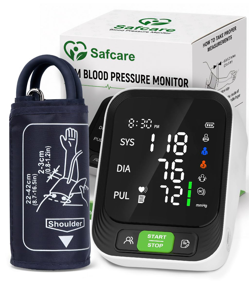 Upper Arm Blood Pressure Monitor with Large Cuff H9204