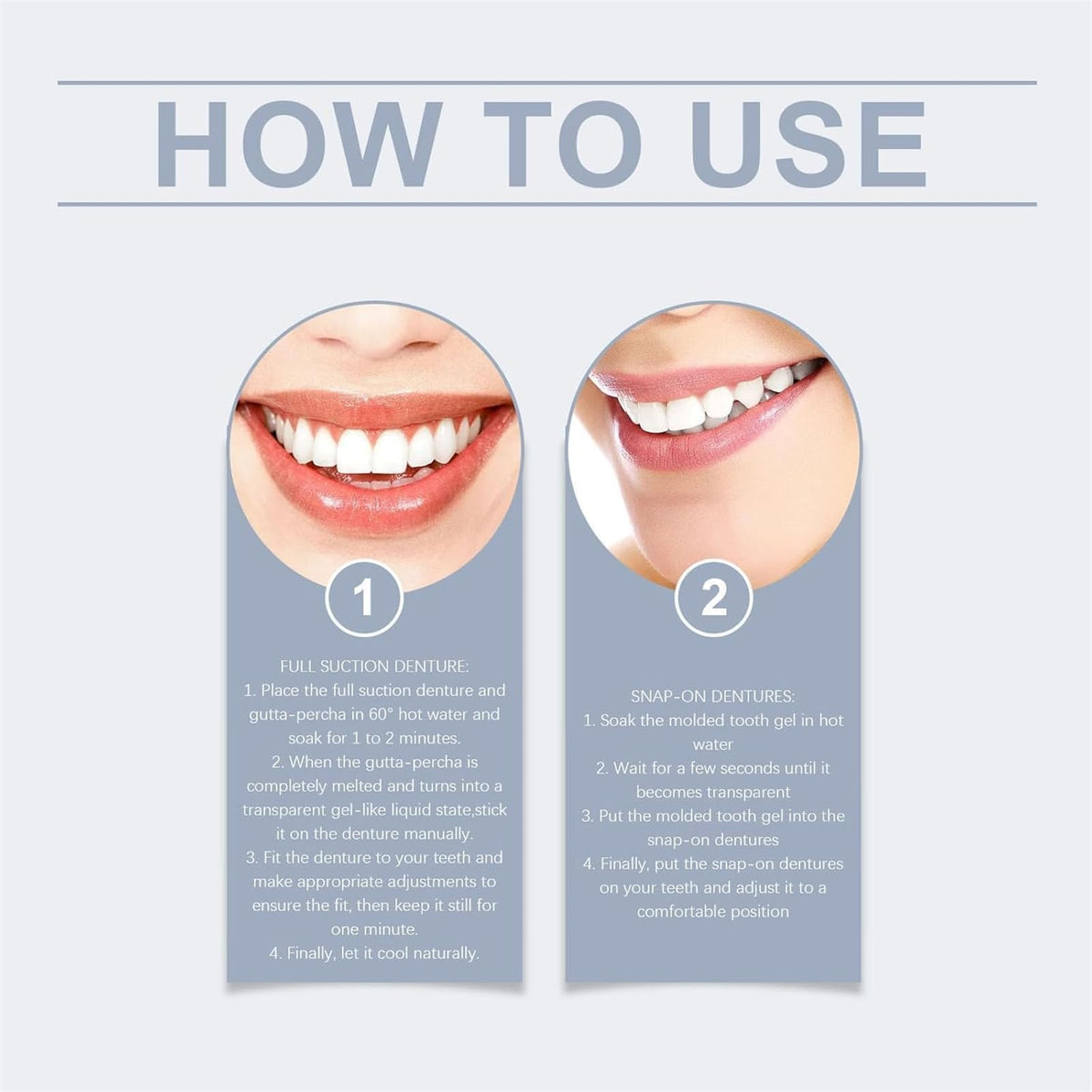 Silicone Denture Set (2Pcs) G229133