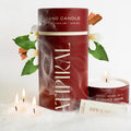 18oz Sand Pearled Candle with 30 Wicks F1007