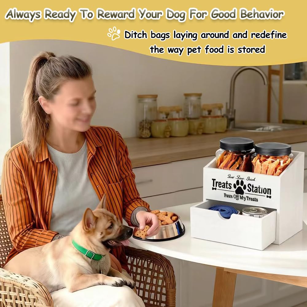 Pet Food Storage Container with Drawer N11226