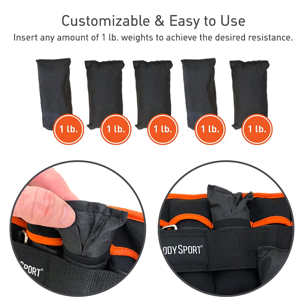 Adjustable Ankle and Wrist Weight Sets Q71307