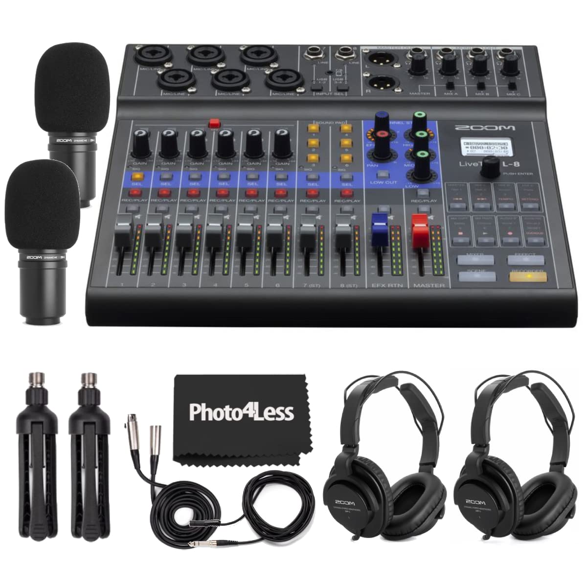 Portable 8-Channel Digital Mixer and Multitrack Recorder M18015
