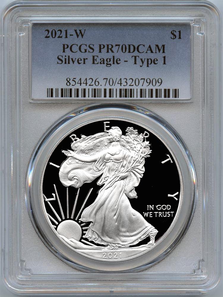 2021 American Silver Eagle Proof X16075
