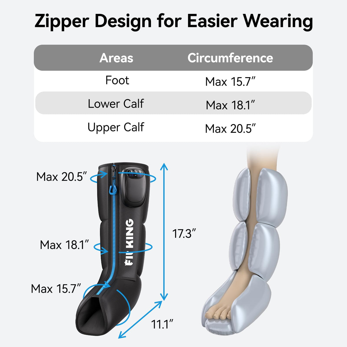 Cordless Foot and Calf Massage Boots X83865