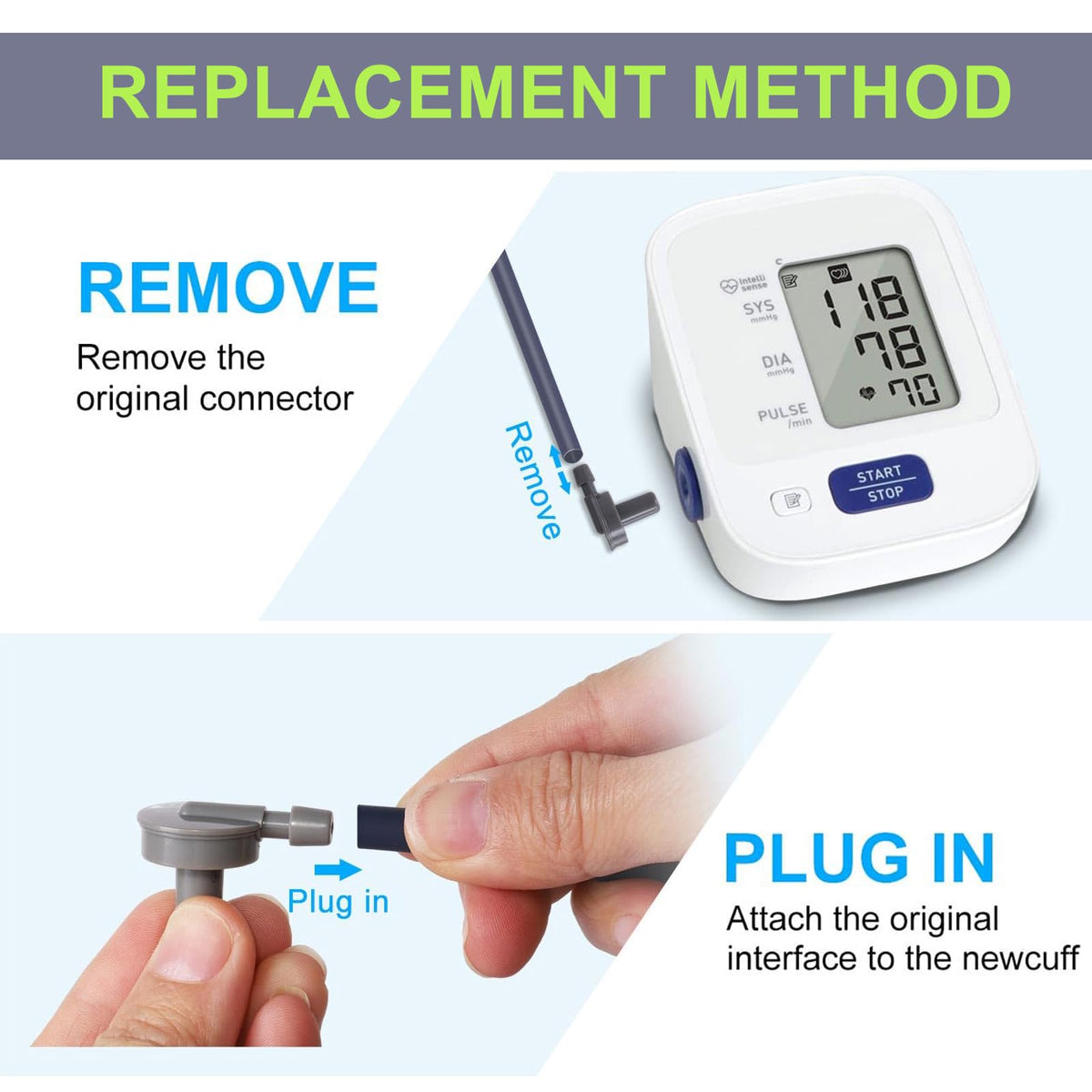 Extra Large Blood Pressure Cuff 22-52CM Adjustable T670