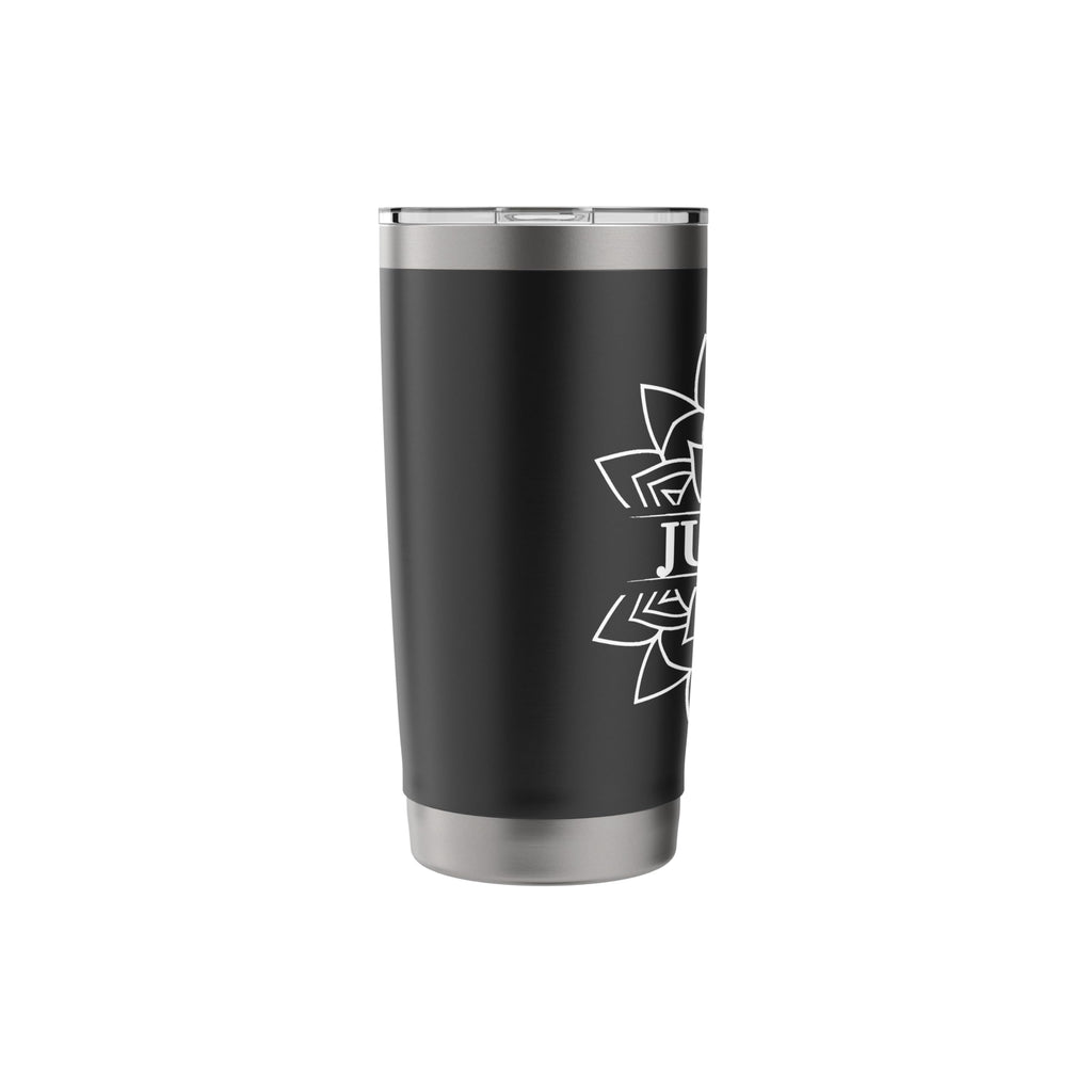 Black White Stainless Steel Insulated Travel Mug M75855