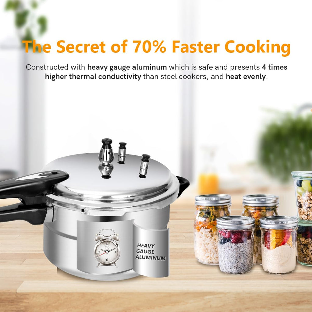 5.3 Qt Aluminum Stovetop Pressure Cooker & Canner A637222