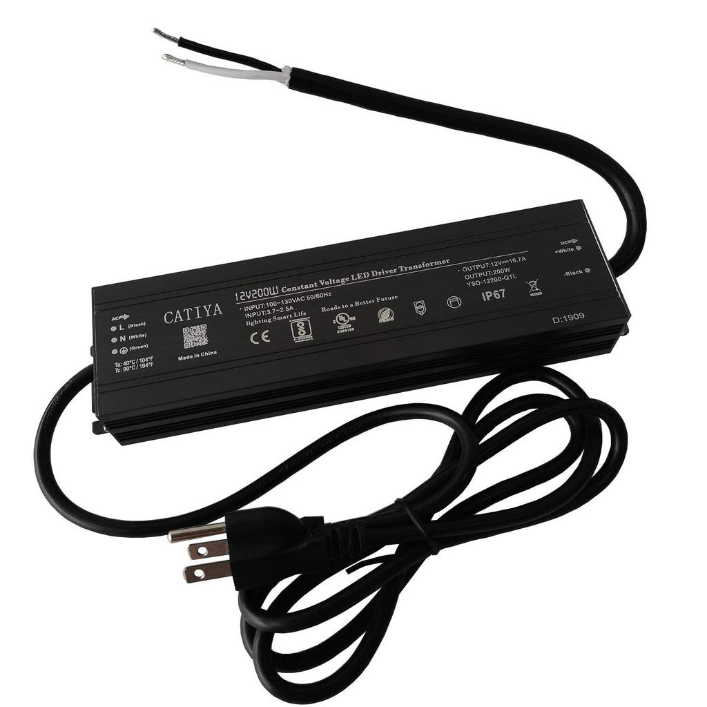 12V 200W IP67 Waterproof LED Driver Transformer F595