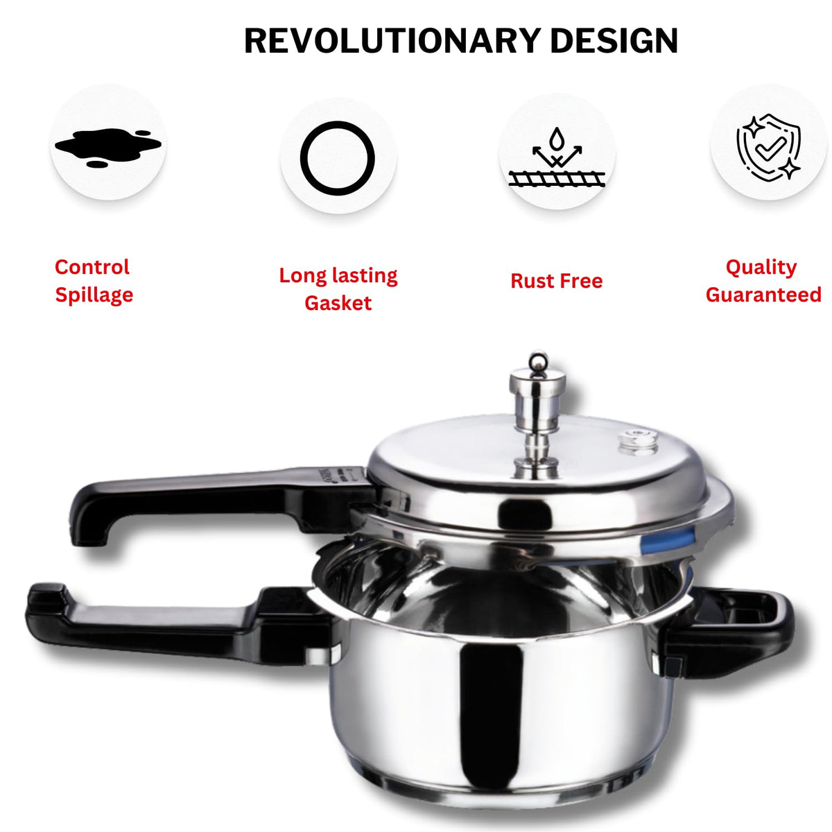 Stainless Steel 2-Liter Pressure Cooker N712782