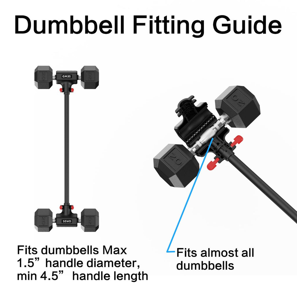 Dumbbell Converter, Up to 220LB Capacity X66773