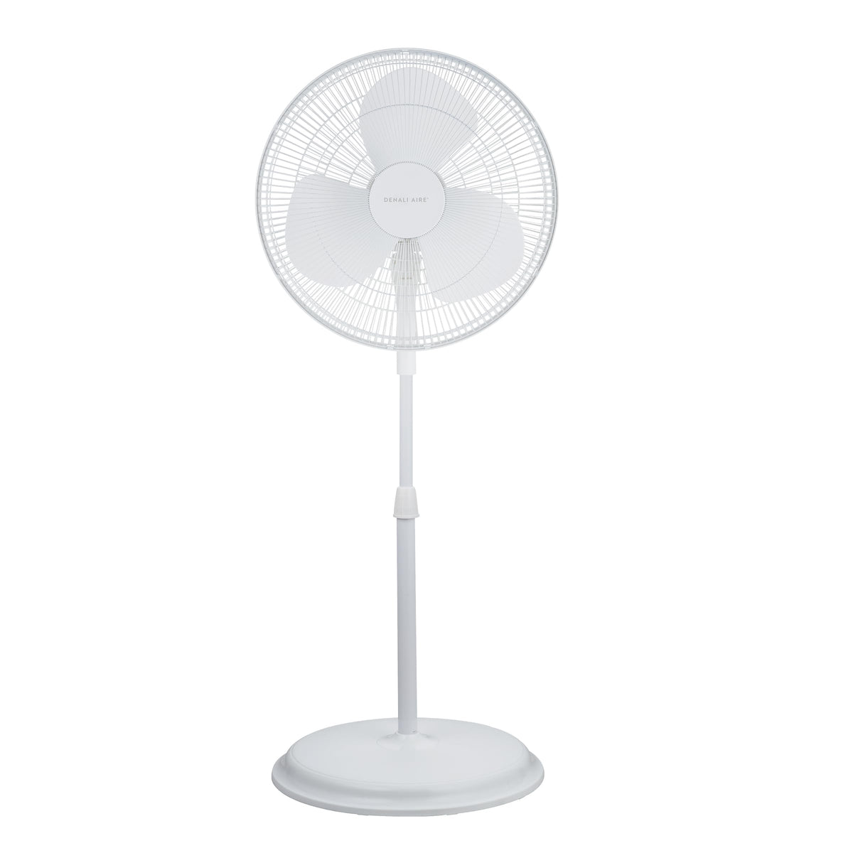 16" Oscillating Pedestal Fan with 3 Speed Settings, White N361289