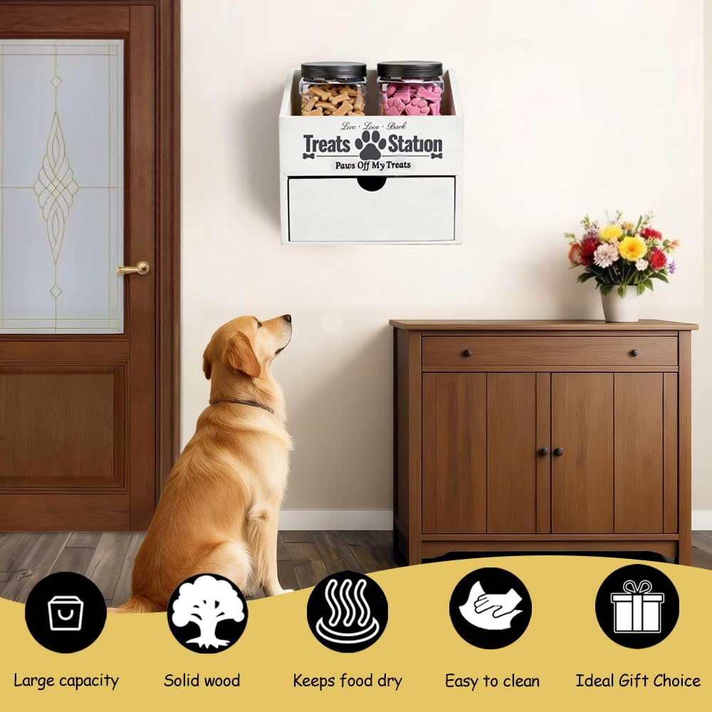 Pet Food Storage Container with Drawer N11226
