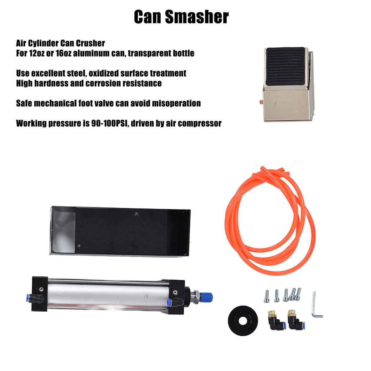 Pneumatic Heavy Duty Aluminum Can Crusher D1980