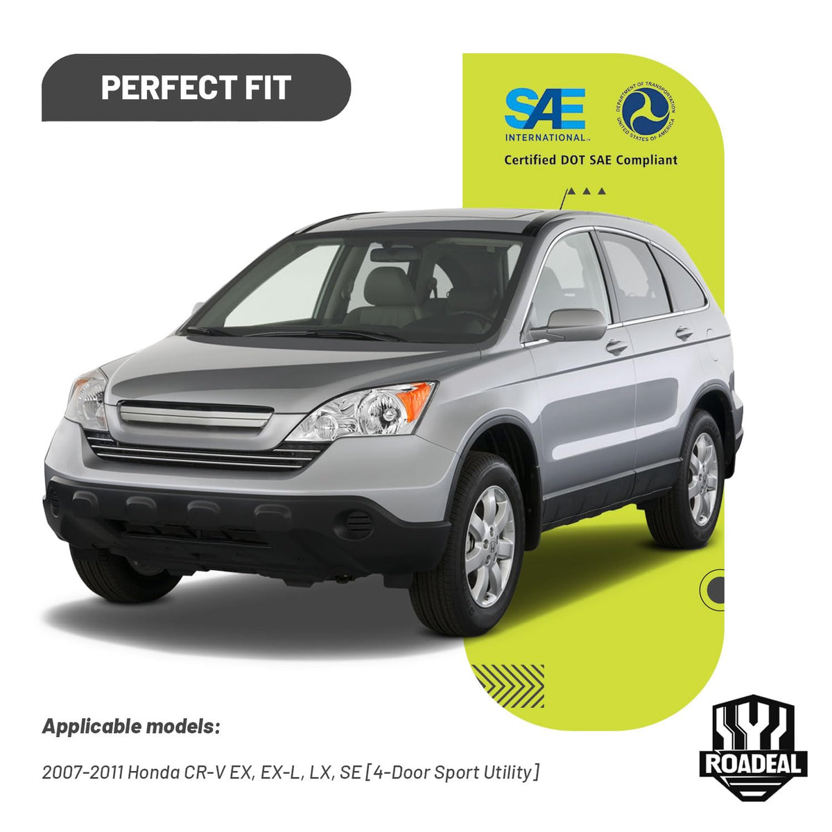 Headlights for 2007-2011 Honda CR-V P974