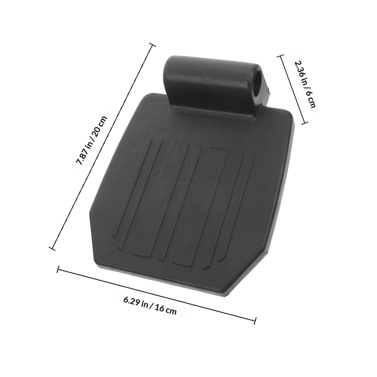 2pcs Heavy Duty Wheelchair Footrest Pedal Replacement Footplates with Leg Pads J73259
