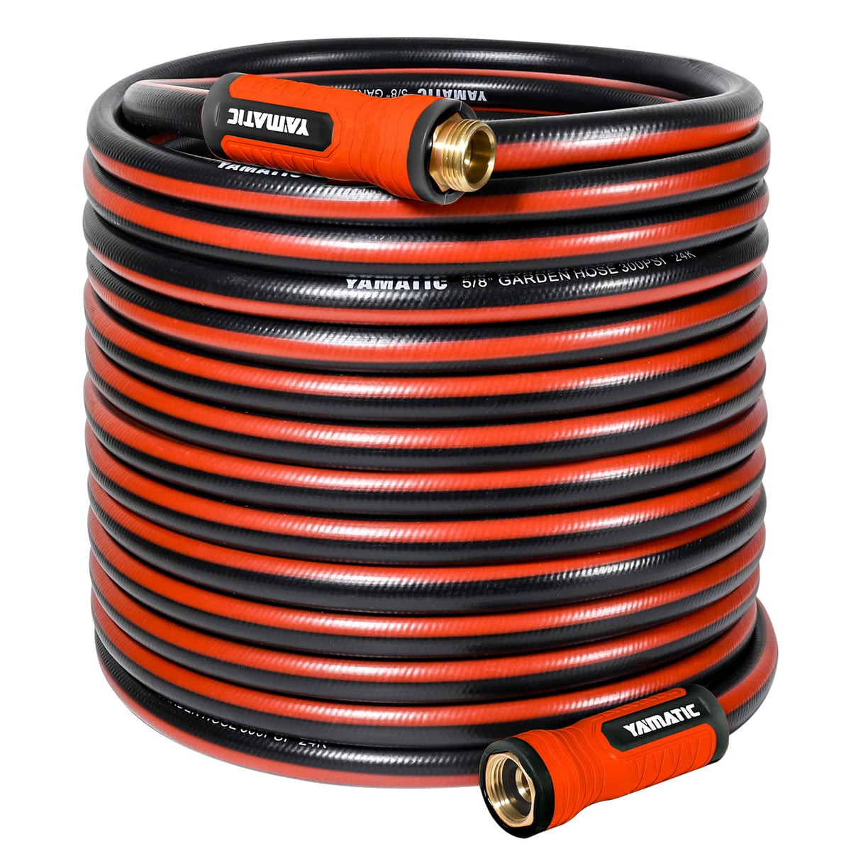 100ft Garden Hose 5/8in I.D. with Swivel Brass Handle M95826