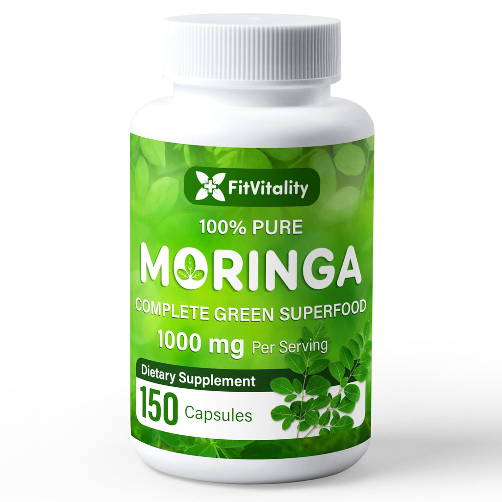 Moringa Oleifera Leaf Extract Capsules 150 Count X361