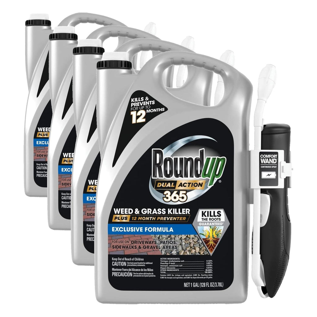 Weed & Grass Killer Plus 12 Month Preventer, 1 gal., Wand (Pack of 4) H6244