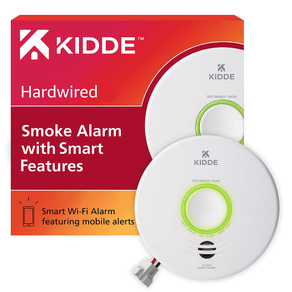 Smart WiFi Hardwired Smoke Detector with Battery Backup X15526