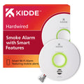 Smart WiFi Hardwired Smoke Detector with Battery Backup X15526