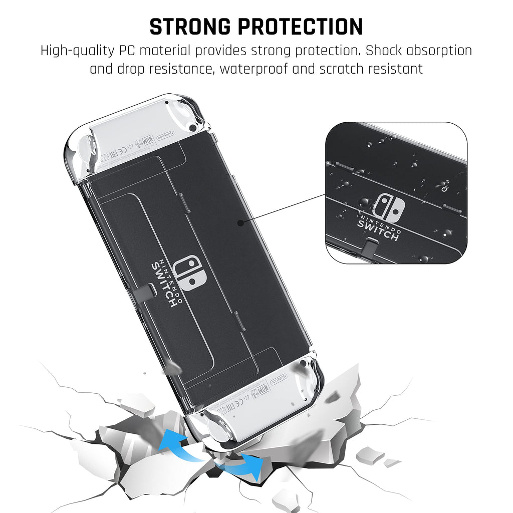 Protective Case for Nintendo Switch OLED Model with Screen Protector G877421