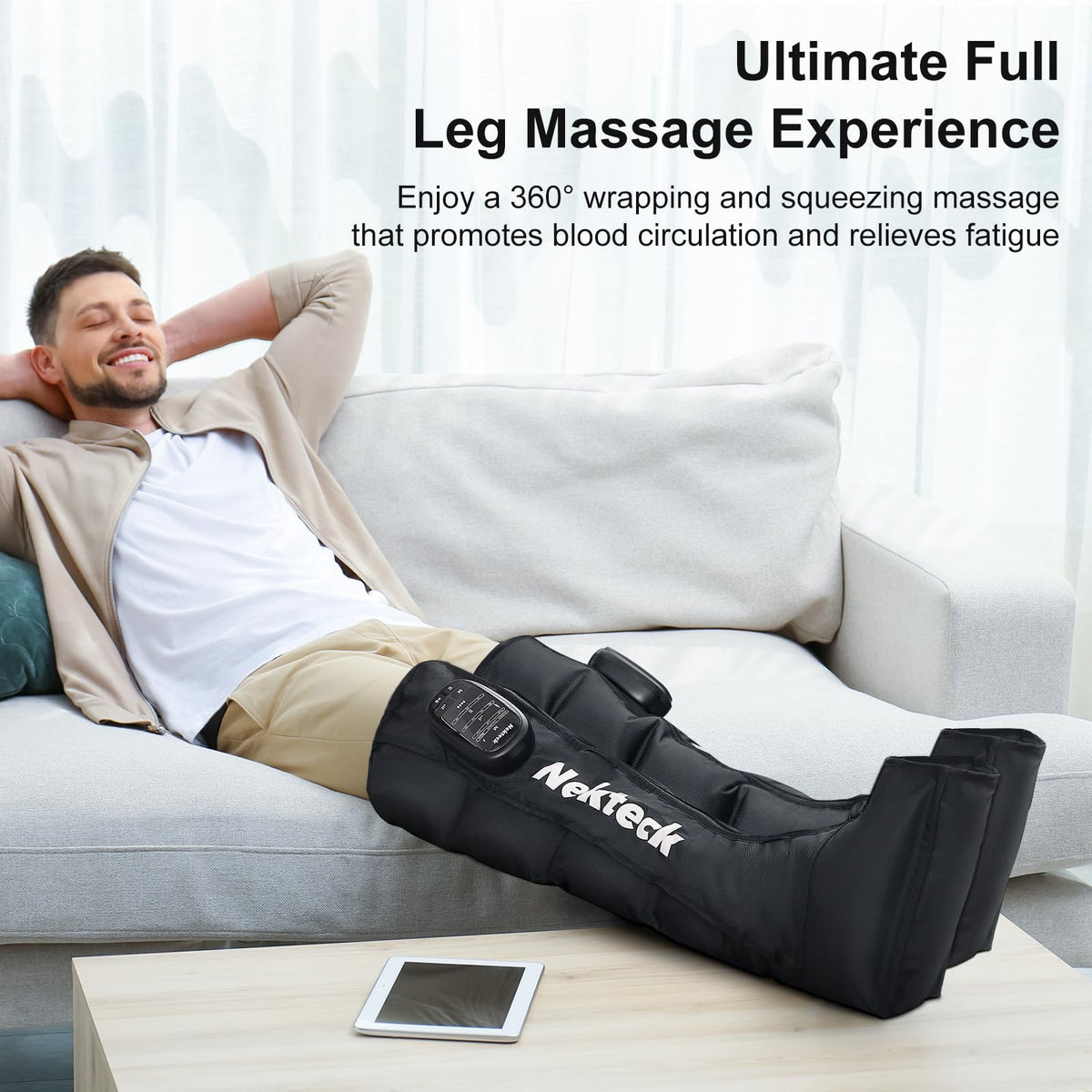 Cordless Leg Compression Massager 2-Pack F9108
