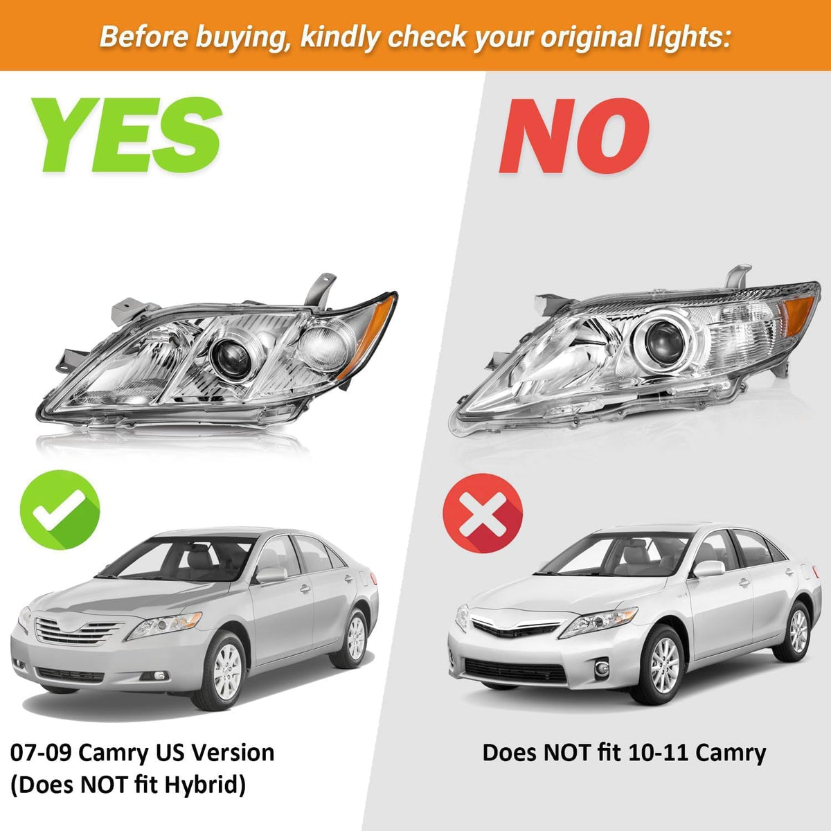 Headlights Assembly E89812