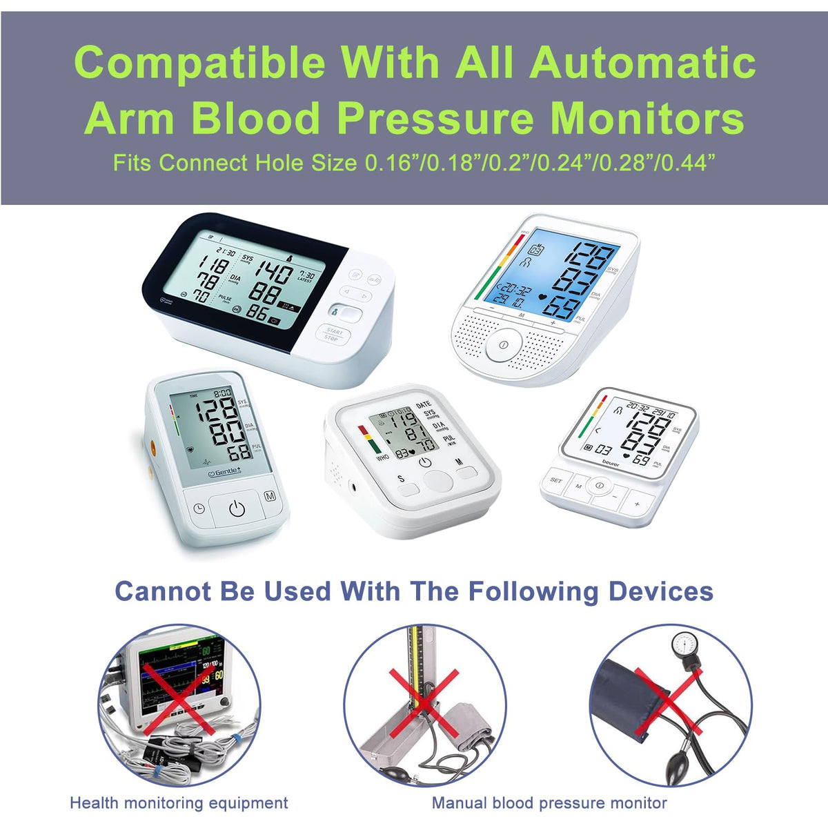 Extra Large Blood Pressure Cuff 22-52CM Adjustable T670