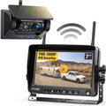 Magnetic Solar Wireless Backup Camera with 7" 1080P Monitor O4720