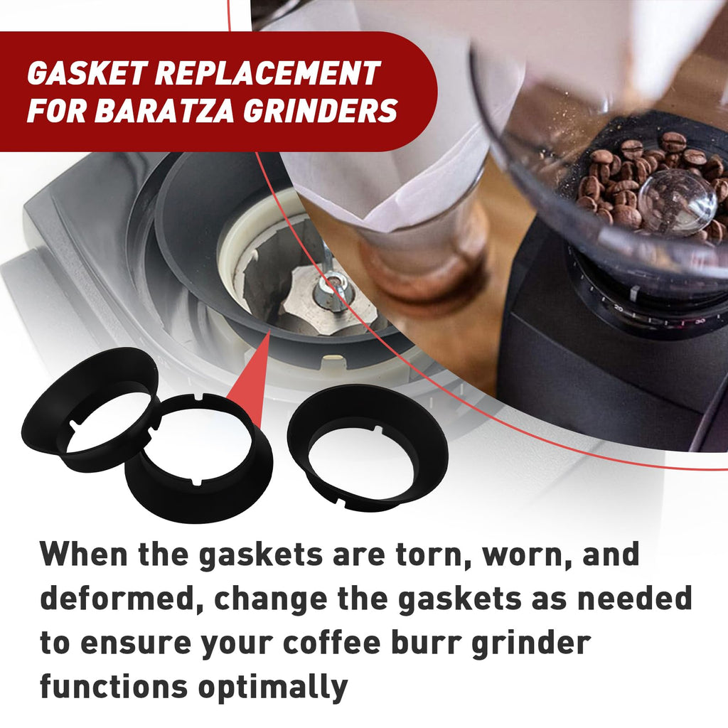 3 Pcs Gasket Replacement for Coffee Grinders M547