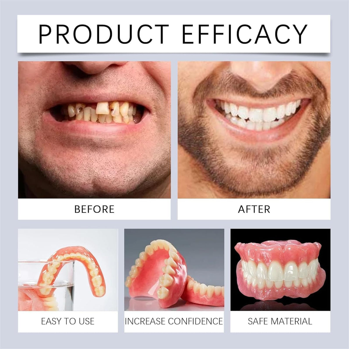 Silicone Denture Set (2Pcs) G229133