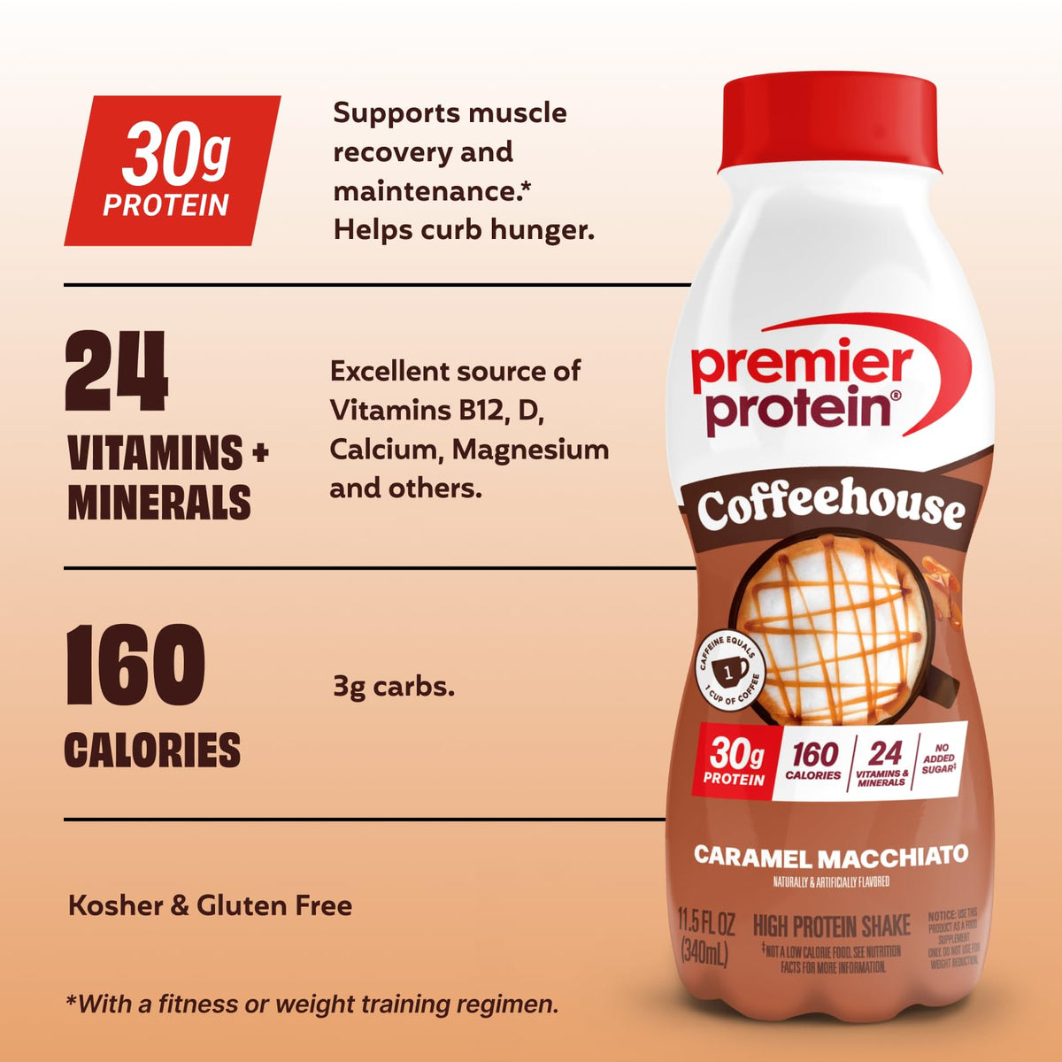 30g Protein Shake 12 Pack O8538