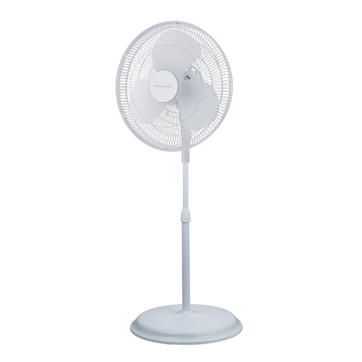 16" Oscillating Pedestal Fan with 3 Speed Settings, White N361289