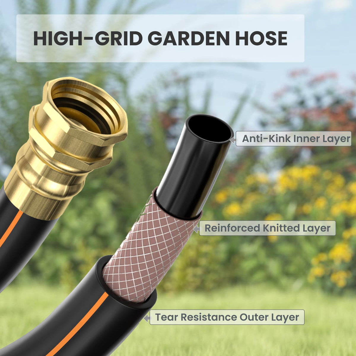Retractable Garden Hose Reel 1/2 Inch x 100 ft X6961